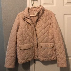 J crew quilted jacket